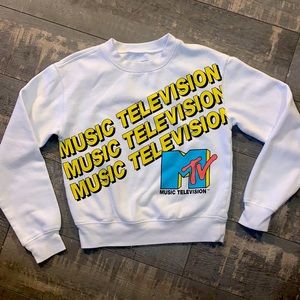 Retro style MTV sweater women’s xs